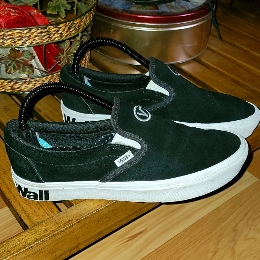 VANS suede slip on comfy cush vans